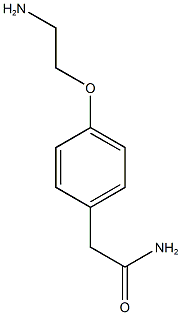 2-[4-(2-aminoethoxy)phenyl]acetamide