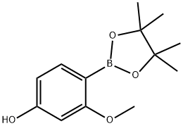 3-甲氧基-4-硼酸频那醇酯苯酚,507462-88-6,结构式