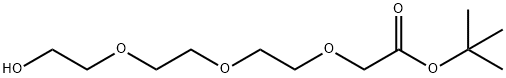 Hydroxy-PEG3-t-butyl acetate Struktur