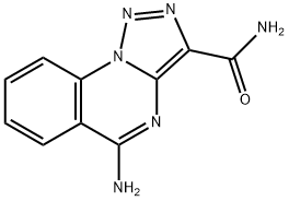 5-amino[1,2,3]triazolo[1,5-a]quinazoline-3-carboxamide 化学構造式