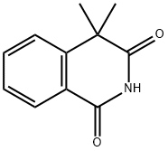 4,4-二甲基异喹啉-1,3(2H,4H)-二酮, 5488-36-8, 结构式