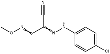 (Z,2E)-N-(4-chlorophenyl)-2-(methoxyimino)ethanecarbohydrazonoyl cyanide|