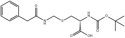 Boc-L-Cys(Phacm)-OH Struktur