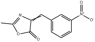 5(4H)-Oxazolone, 2-Methyl-4-[(3-nitrophenyl)Methylene]-,57731-07-4,结构式