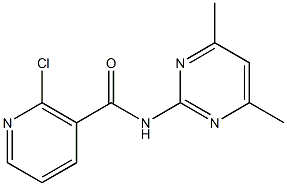  2-chloro-N-(4,6-dimethylpyrimidin-2-yl)pyridine-3-carboxamide