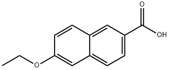 2-NAPHTHALENECARBOXYLICACID,6-ETHOXY-(9CI), 614754-39-1, 结构式