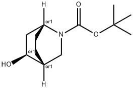 tert-butyl rel-(1s,4s,5r)-5-hydroxy-2-azabicyclo[2.2.2]octane-2-carboxylate Structure