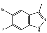 5-溴-6-氟-3-碘-1H-吲唑,633335-82-7,结构式