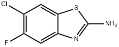 2-Benzothiazolamine,6-chloro-5-fluoro-(9CI) 化学構造式