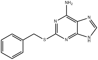 2-苄硫基-6-氨基嘌呤,64542-91-2,结构式