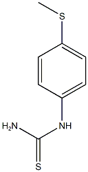 [4-(methylsulfanyl)phenyl]thiourea Struktur