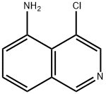 4-クロロイソキノリン-5-アミン 化学構造式
