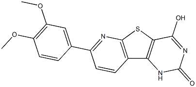 665001-01-4 7-(3,4-dimethoxyphenyl)-2-hydroxypyrido[3',2':4,5]thieno[3,2-d]pyrimidin-4(3H)-one