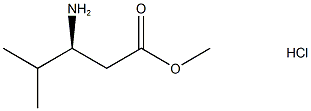 METHYL (S)-HOMO-BETA-VALINATE HCL 化学構造式