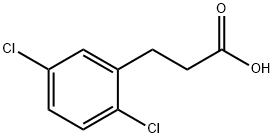 3-(2,5-Dichlorophenyl)propanoic acid Struktur