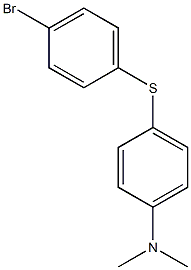 N-{4-[(4-bromophenyl)sulfanyl]phenyl}-N,N-dimethylamine Structure