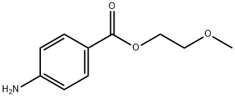 2-methoxyethyl 4-aminobenzoate Structure