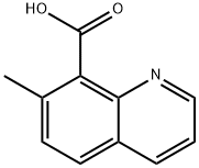 7-甲基喹啉-8-甲酸, 70585-54-5, 结构式