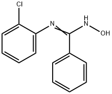 (Z)-N-(2-chlorophenyl)-N'-hydroxybenzenecarboximidamide Structure