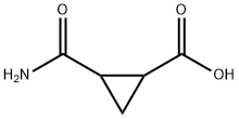 2‐carbamoylcyclopropane‐1‐carboxylic acid Struktur