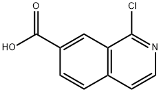 1-氯-7-异喹啉羧酸,730971-21-8,结构式