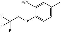 5-甲基-2-(2,2,2-三氟乙氧基)苯胺 结构式