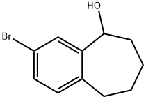 3-bromo-6,7,8,9-tetrahydro-5H-benzo[7]annulen-5-ol Structure