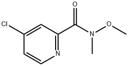 4-chloro-N-methoxy-N-methylpicolinamide Struktur