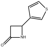 2-Azetidinone,4-(3-thienyl)-(9CI) Structure