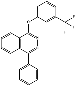 1-phenyl-4-[3-(trifluoromethyl)phenoxy]phthalazine,78351-93-6,结构式