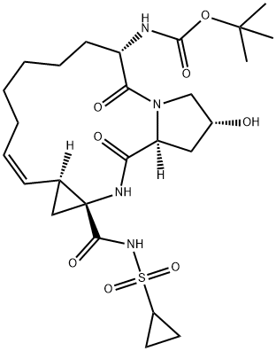 ((2R,6S,13AS,14AR,16AS,Z)-14A - ((环丙基磺酰基)氨基甲酰基)-2- 结构式