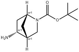Racemic-(1S,4S,5S)-Tert-Butyl 5-Amino-2-Azabicyclo[2.2.1]Heptane-2-Carboxylate Structure