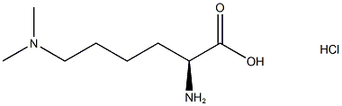 NΕ,NΕ-DIMETHYL-L-LYSINE MONOHYDROCHLORIDE, 79416-87-8, 结构式
