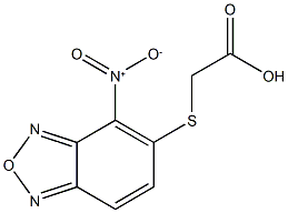 2-[(4-nitro-2,1,3-benzoxadiazol-5-yl)sulfanyl]acetic acid Structure