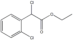 ethyl α-chloro-2-chlorophenylacetate Structure