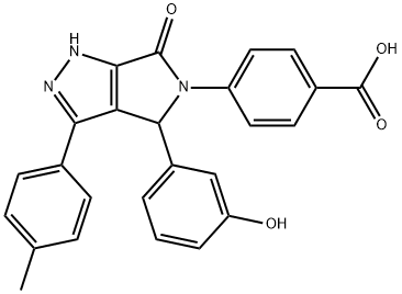 834903-43-4 4-[4,6-二氢-4-(3-羟基苯基)-3-(4-甲基苯基)-6-氧代吡咯并[3,4-C]吡唑-5(1H)-基]苯甲酸