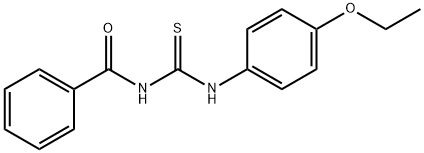 Benzamide, N-[[(4-ethoxyphenyl)amino]thioxomethyl]- Structure
