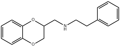 (2,3-dihydro-1,4-benzodioxin-2-ylmethyl)(2-phenylethyl)amine Structure