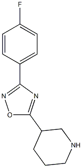  3-[3-(4-fluorophenyl)-1,2,4-oxadiazol-5-yl]piperidine