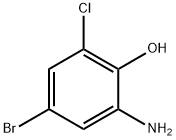 2-氨基-4-溴-5-氯苯酚,855836-14-5,结构式