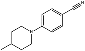 4-(4-methylpiperidin-1-yl)benzonitrile Structure