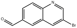 3-溴喹啉-6-甲醛 结构式
