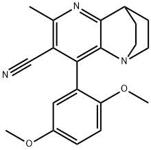 3-(2,5-dimethoxyphenyl)-5-methyl-1,6-diazatricyclo[6.2.2.0~2,7~]dodeca-2(7),3,5-triene-4-carbonitrile|