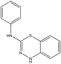 N-phenyl-1H-4,1,2-benzothiadiazin-3-amine 结构式