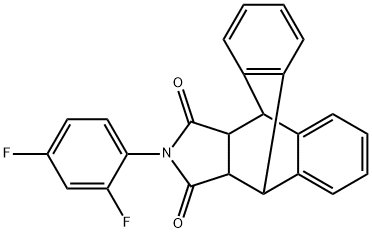 17-(2,4-difluorophenyl)-17-azapentacyclo[6.6.5.0~2,7~.0~9,14~.0~15,19~]nonadeca-2,4,6,9(14),10,12-hexaene-16,18-dione|