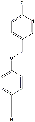 4-[(6-chloropyridin-3-yl)methoxy]benzonitrile Structure