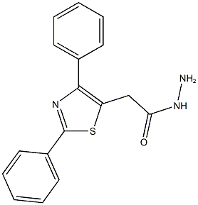 2-(2,4-diphenyl-1,3-thiazol-5-yl)acetohydrazide|2-(2,4-diphenyl-1,3-thiazol-5-yl)acetohydrazide