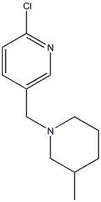 2-chloro-5-[(3-methylpiperidin-1-yl)methyl]pyridine