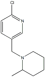 2-chloro-5-[(2-methylpiperidin-1-yl)methyl]pyridine 化学構造式