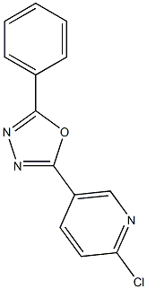 2-chloro-5-(5-phenyl-1,3,4-oxadiazol-2-yl)pyridine